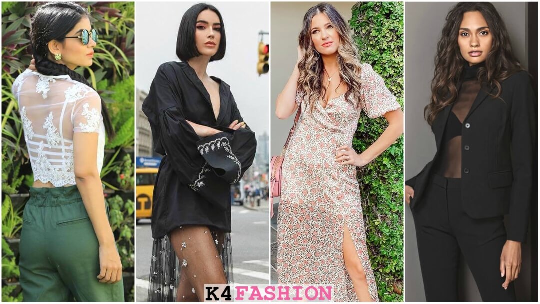 गर्मियों के लिये खास पारदर्शी (शीर) ड्रेसेज़ पहनने के सबसे कूल तरीके