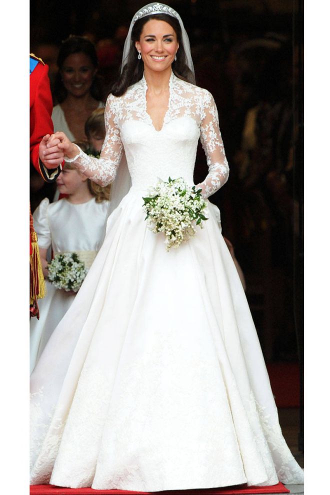 The Duchess of Cambridge Most Iconic Wedding Dresses in Fashion History