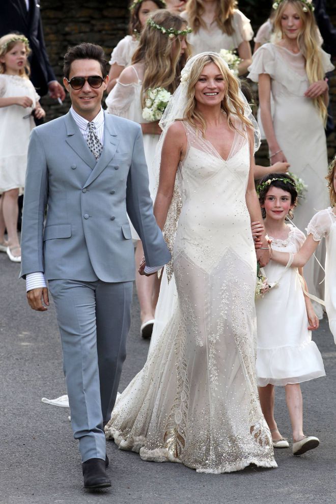 Kate Moss Most Iconic Wedding Dresses in Fashion History