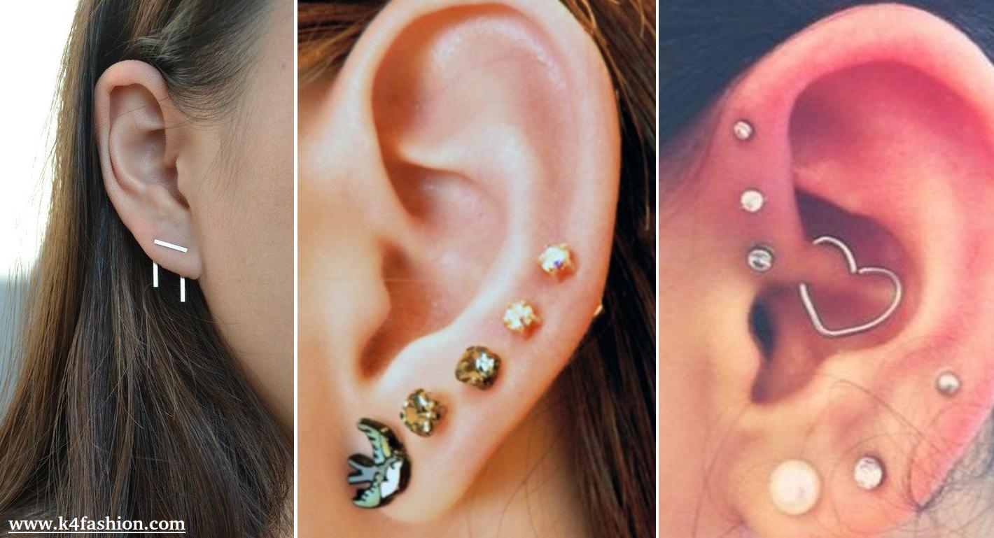 31 Cute Adventurous Ear Piercings Ideas  K4 Fashion