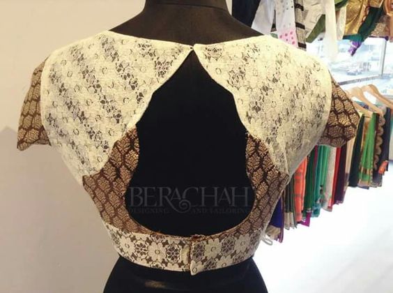 Lace blouse design: Bridal Blouse Design Collection for Wedding