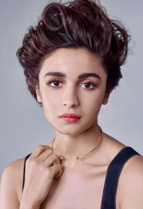 An exaggerated updo like Alia’s hairstyle in this pic will make you stand out in the crowd.