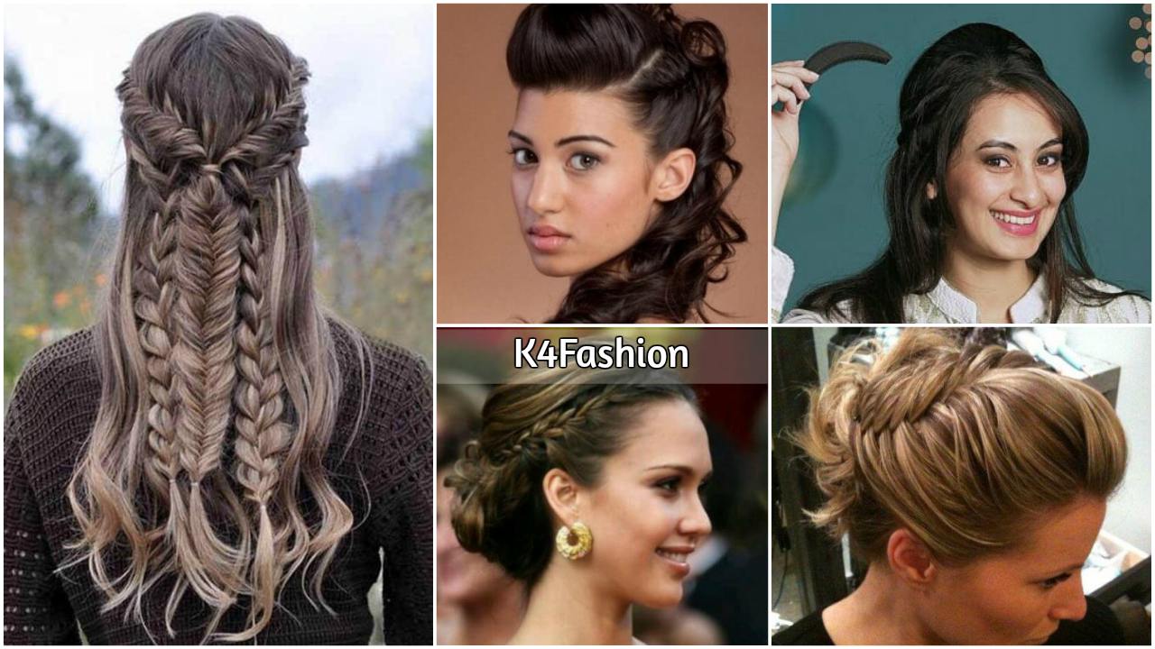 Stylish Puff Hairstyles For Round Face K4 Fashion