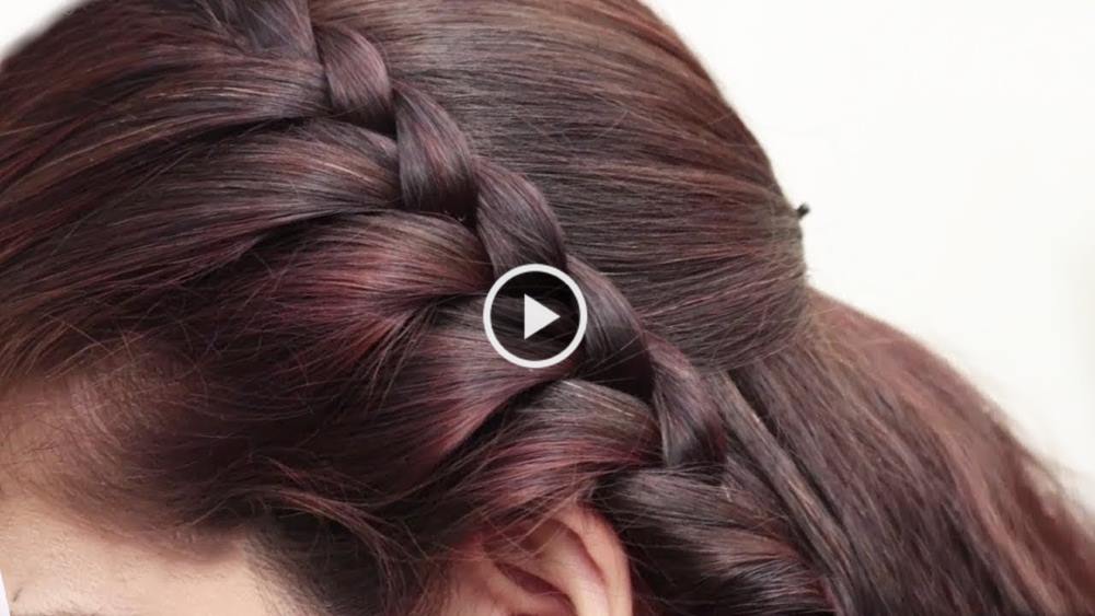Guilty Bytes: Indian Fashion Blogger | Delhi Style Blog | Beauty Blogger |  Wedding Blog: VIDEO: Two way Braided Hairstyle For A Bad Hair Day