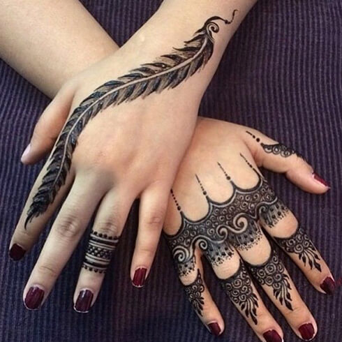 SPECIAL FINGER DESIGN  Mehndi Designs For Your Special Look (Complete Package)