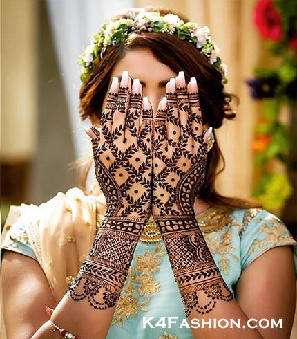 MODERN GLOVE STYLE  Mehndi Designs For Your Special Look (Complete Package)