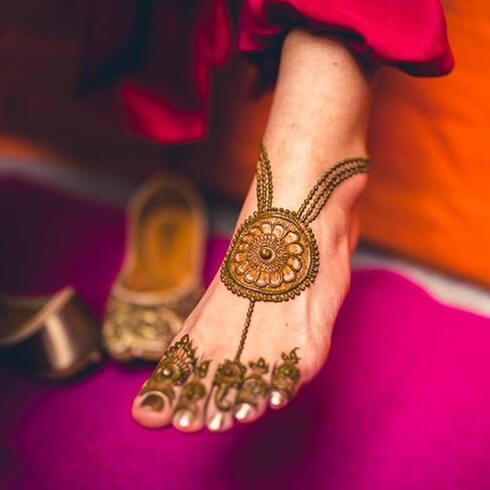 CHAKRA DESIGN Mehndi Designs For Your Special Look (Complete Package)