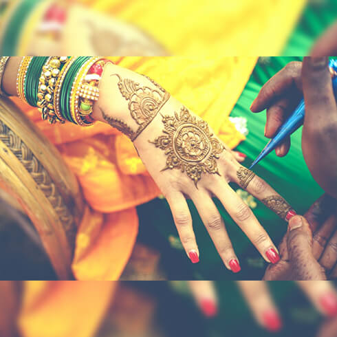 SPIRAL DESIGN Mehndi Designs For Your Special Look (Complete Package)