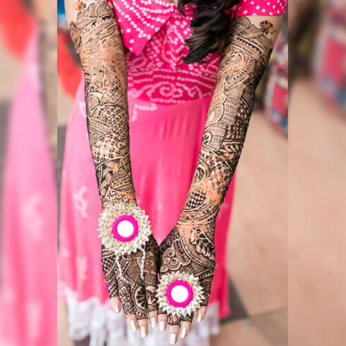 SHOULDER LENGTH HEAVY DESIGNS  Mehndi Designs For Your Special Look (Complete Package)