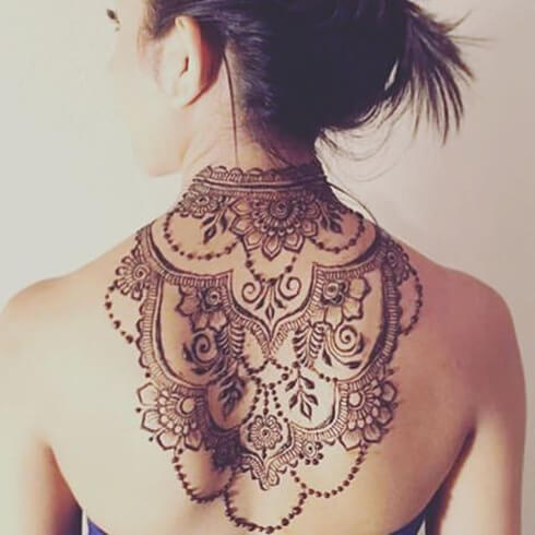 NECKLACE DESIGN Mehndi Designs For Your Special Look (Complete Package)