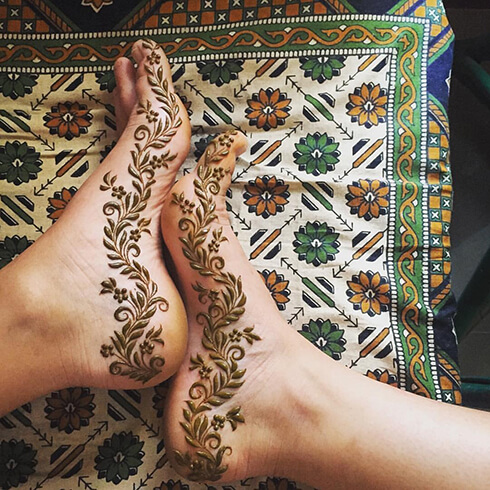 FLORAL VINES Mehndi Designs For Your Special Look (Complete Package)