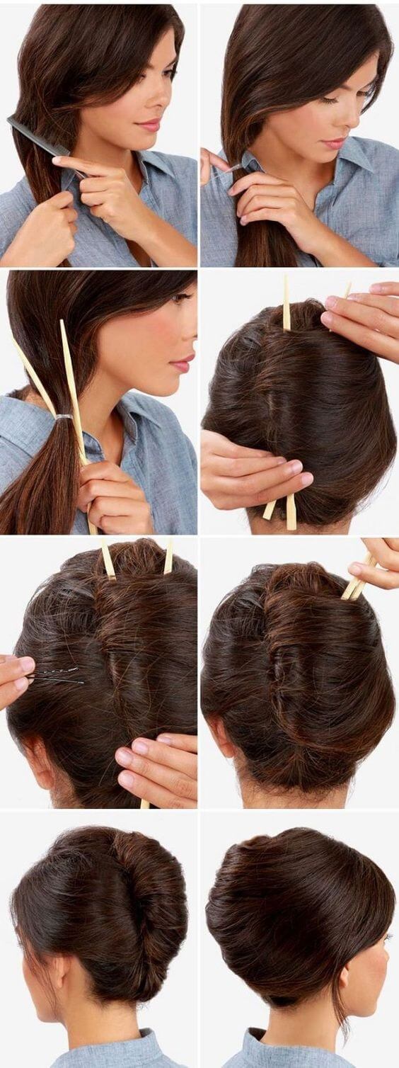 Shell evening haistyle Evening Hairstyles for Long and Medium Hair