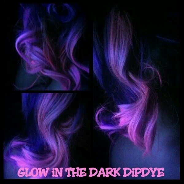 Glow In The Dark With Trendy Haircolor And Hairstyle
