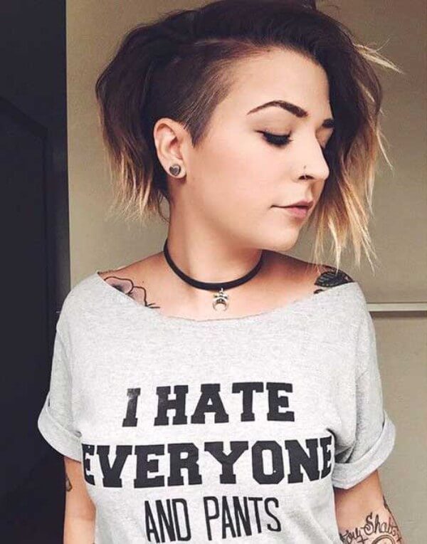 Ombre Short Hair Pegs For An Fashionable Appearance