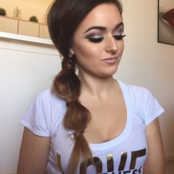 Bubble braid ponytail Hairstyle