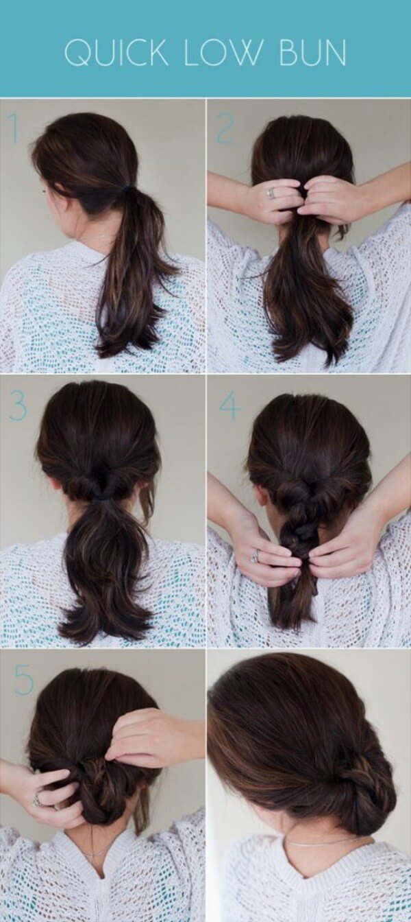 Last Minute Hairstyle When You’re Running Late