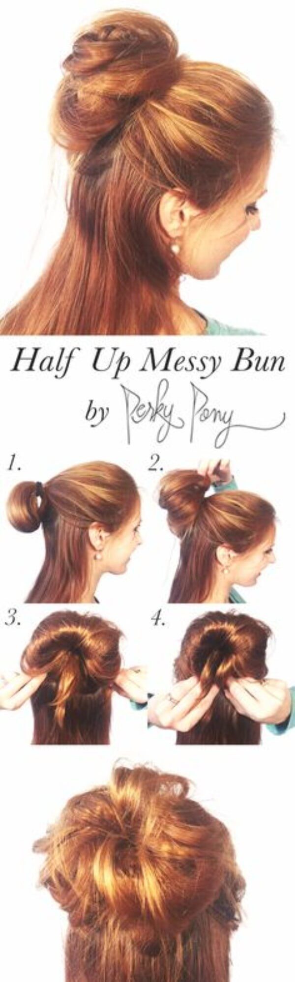 Last Minute Hairstyle When You’re Running Late
