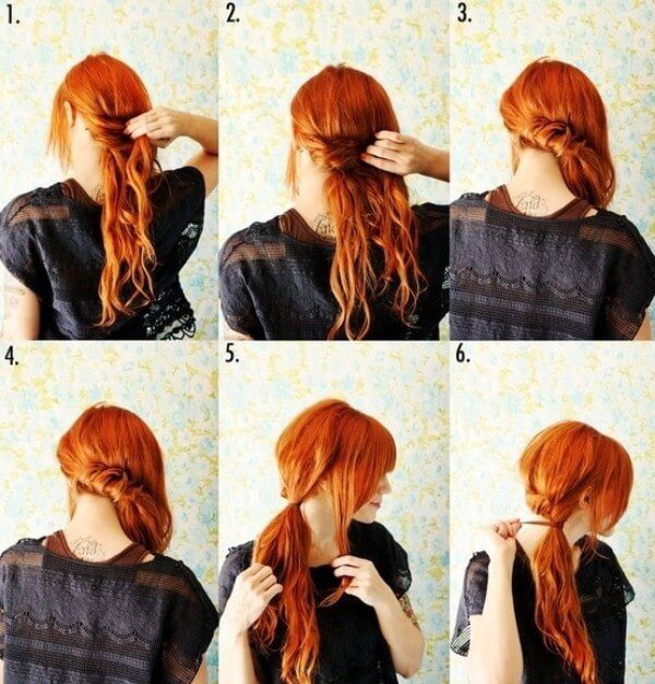 Last Minute Hairstyle When You’re Running Late