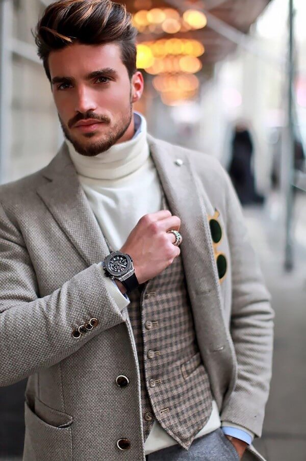 Trendy Ways To Style Men’s Turtleneck Sweaters