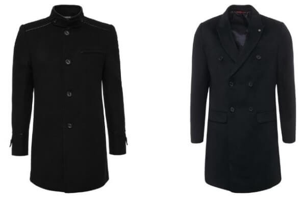 Men's woolen single and double breasted coat jacket for winter season
