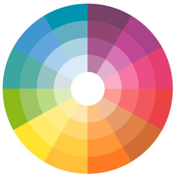 Branding and style guide with the help of color wheel