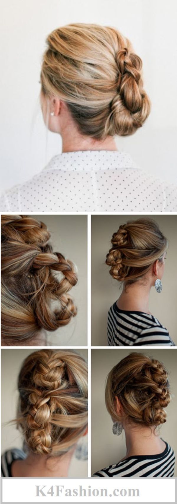 Office Hairstyles: Use Your Own Braids Simple Hairstyles For A Strict Dress Code