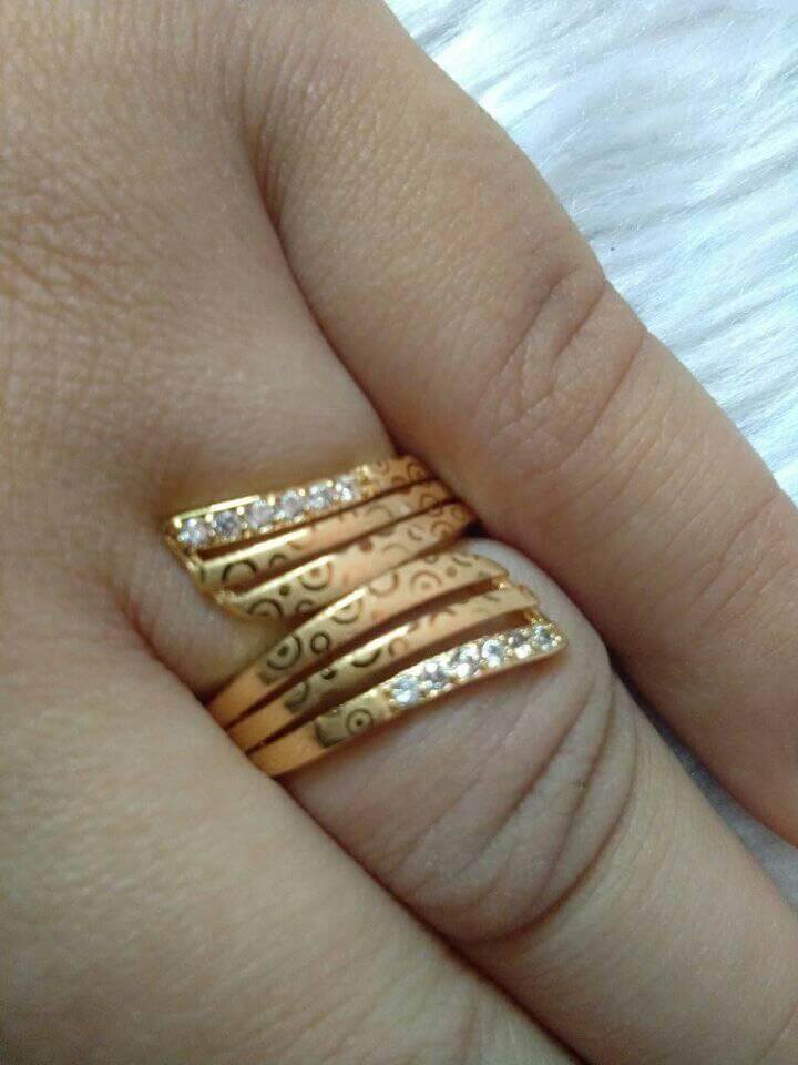 Beautiful Gold plated Finger Ring Designs 