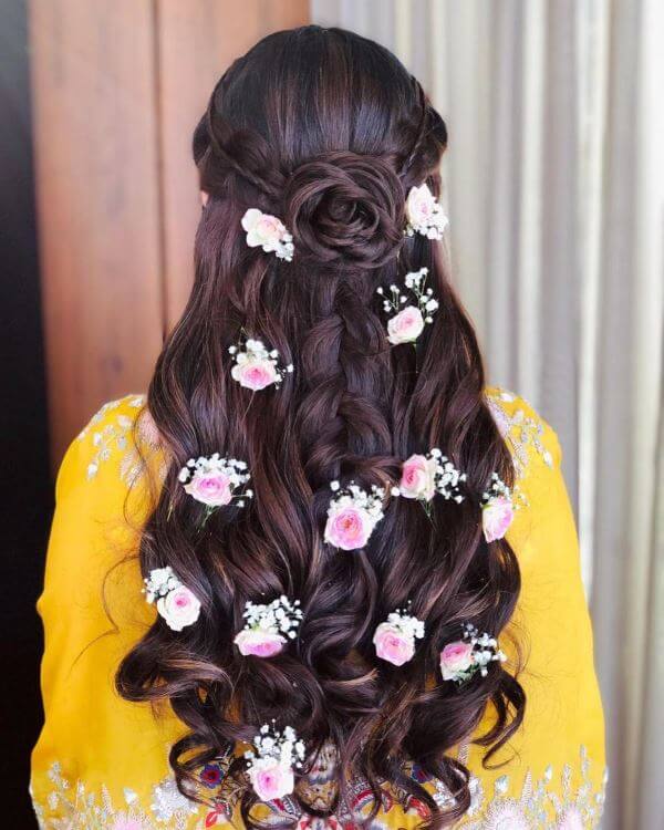 Braid with flower bun Elegant Hairstyles for Long Hair to Suit Your Style
