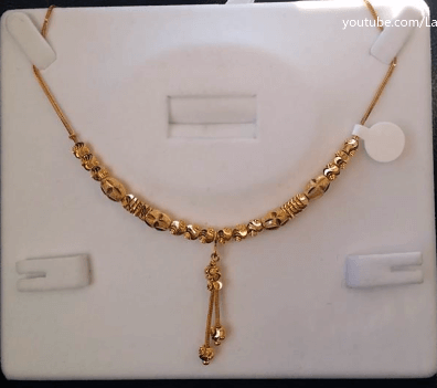  Dainty danglers Latest Gold Chain Designs Under 20 Grams Weight