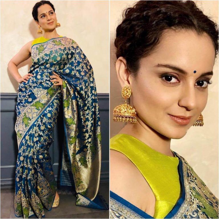 Silk Saree Designs Inspired from Bollywood Divas - K4 Fashion
