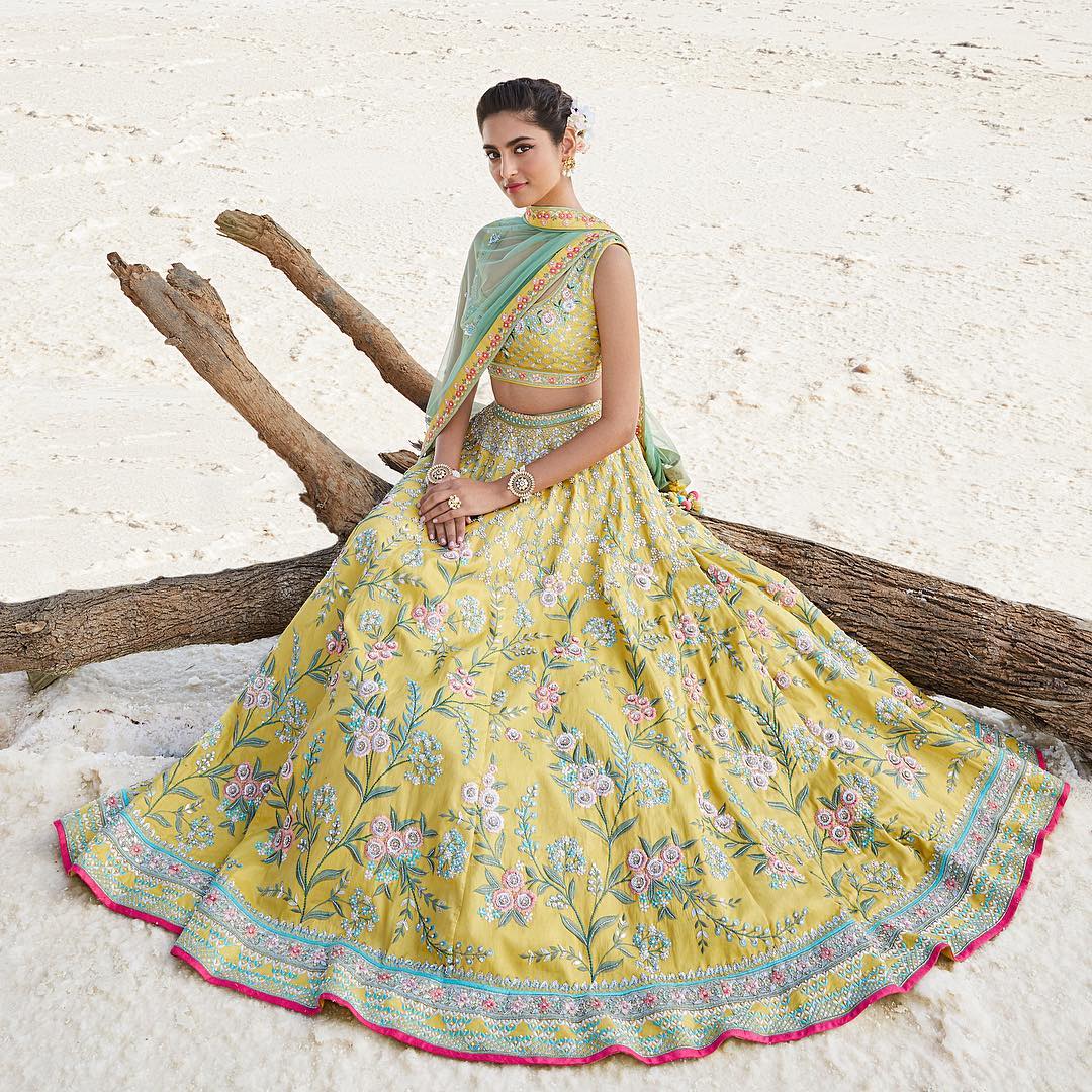  Nereida Lehenga: Silk Saree Designs Inspired from Bollywood Divas