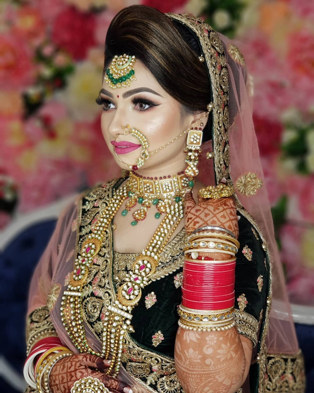 Indian Makeup and Jewelry Ideas Inspired from Real Brides 
