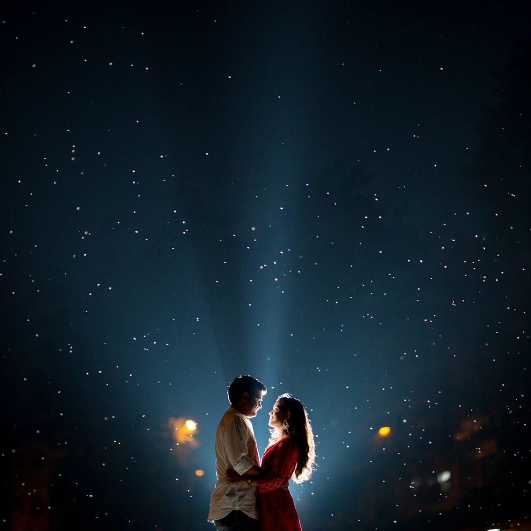 Under the stars: Pre-wedding Photoshoot for Indian Couples