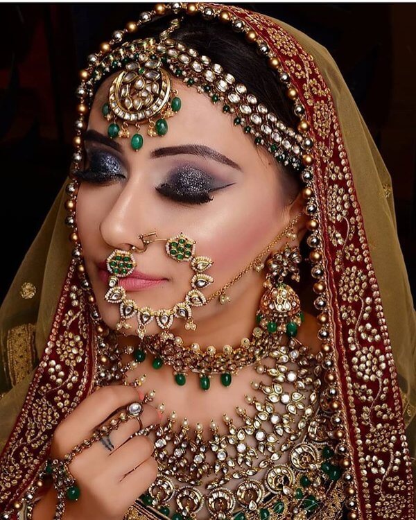 Heavy wedding nath design  Wedding Nath Designs for Indian Brides