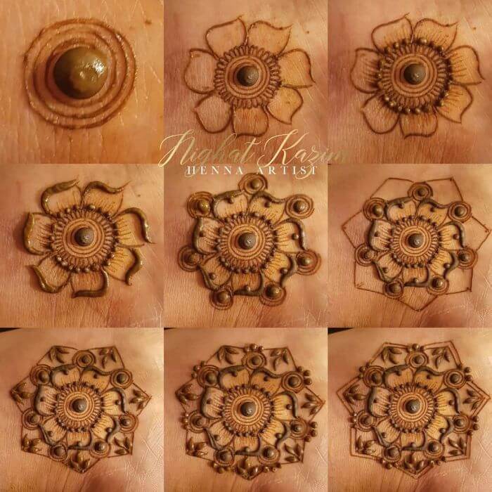 Basic shapes of flowers | mehndi class day-1 | learn mehndi/henna art from  basic - YouTube