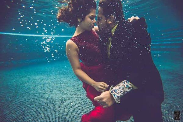 swimming pool ideas Unique Pre-Wedding Photoshoot Ideas to Match Your Personality
