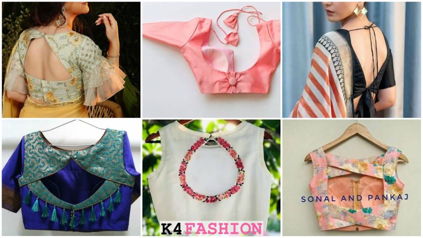 Saree Blouse Back Neck Designs For Your Wardrobe - K4 Fashion