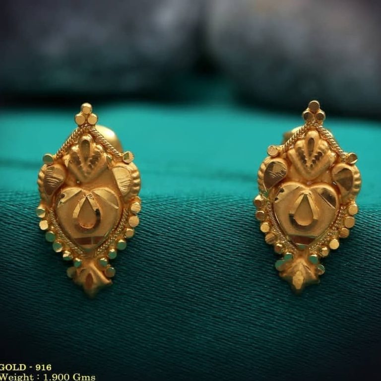 Gold Wedding Earring Designs You will Fall in Love Instantly - K4 Fashion
