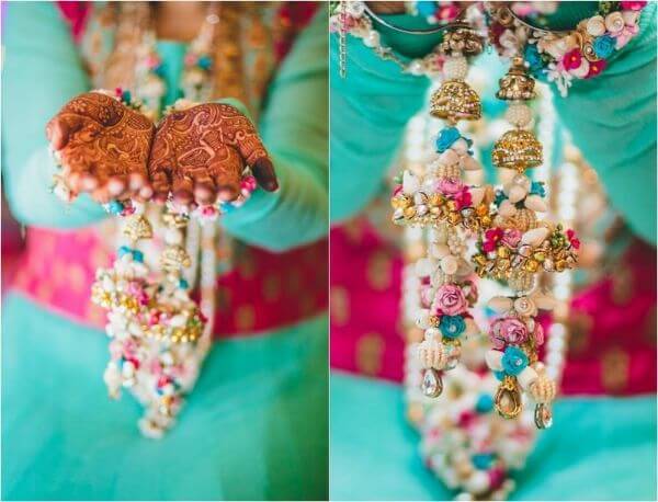 Floral Ghungroo floral kaleere designs Floral Kaleere Designs Spotted on Real Brides in Wedding