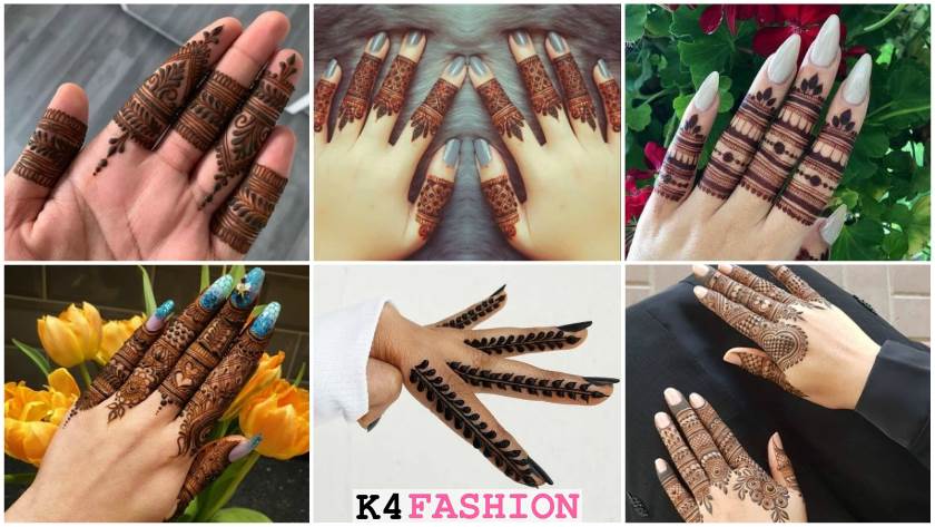 Easy Finger Henna Mehendi Designs