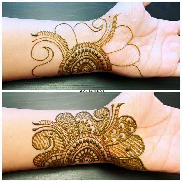Beautiful floral mehndi design step by step Mehndi Designs for Full Hand : Step by Step Tutorials