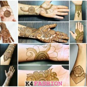 Step By Step Simple Mehndi Designs For Full Hand K4 Fashion