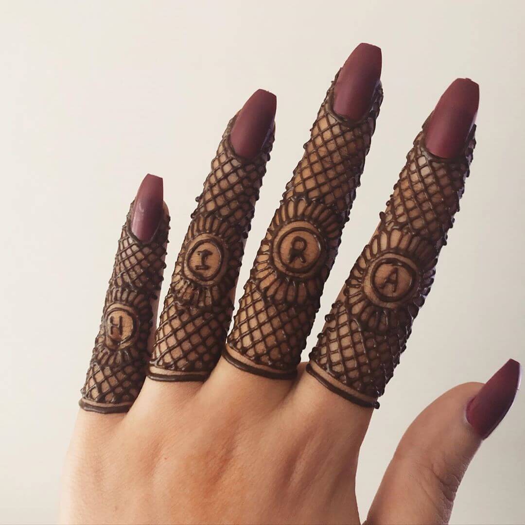 Finger mehndi Designs (3)_ - K4 Fashion