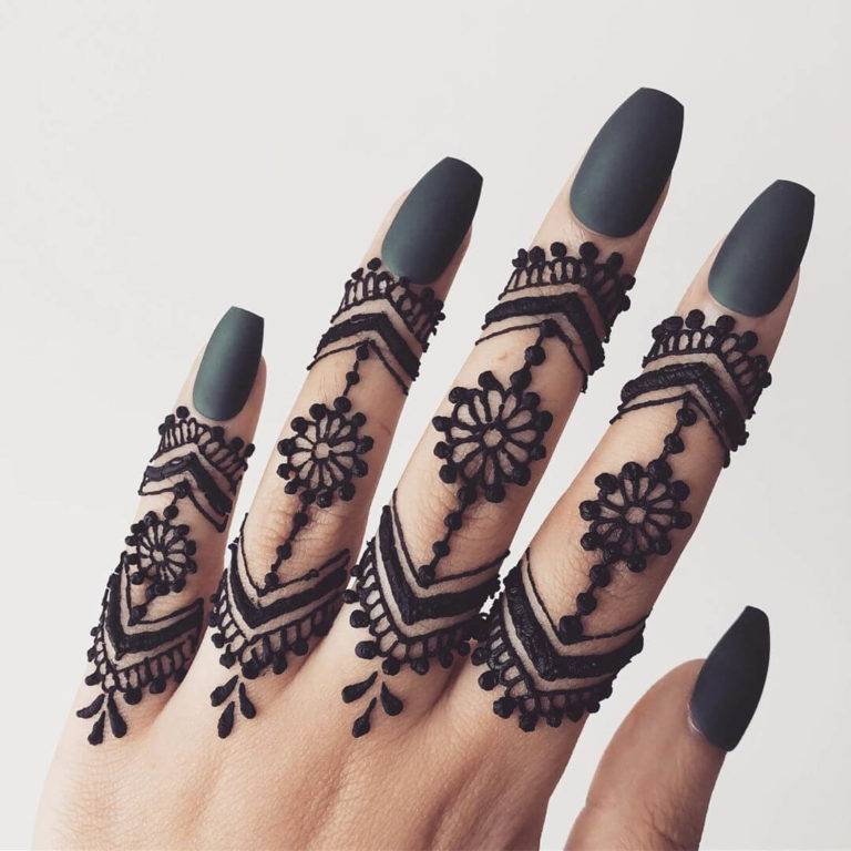 Finger Mehndi Design Tutorial for Eid & Wedding - K4 Fashion