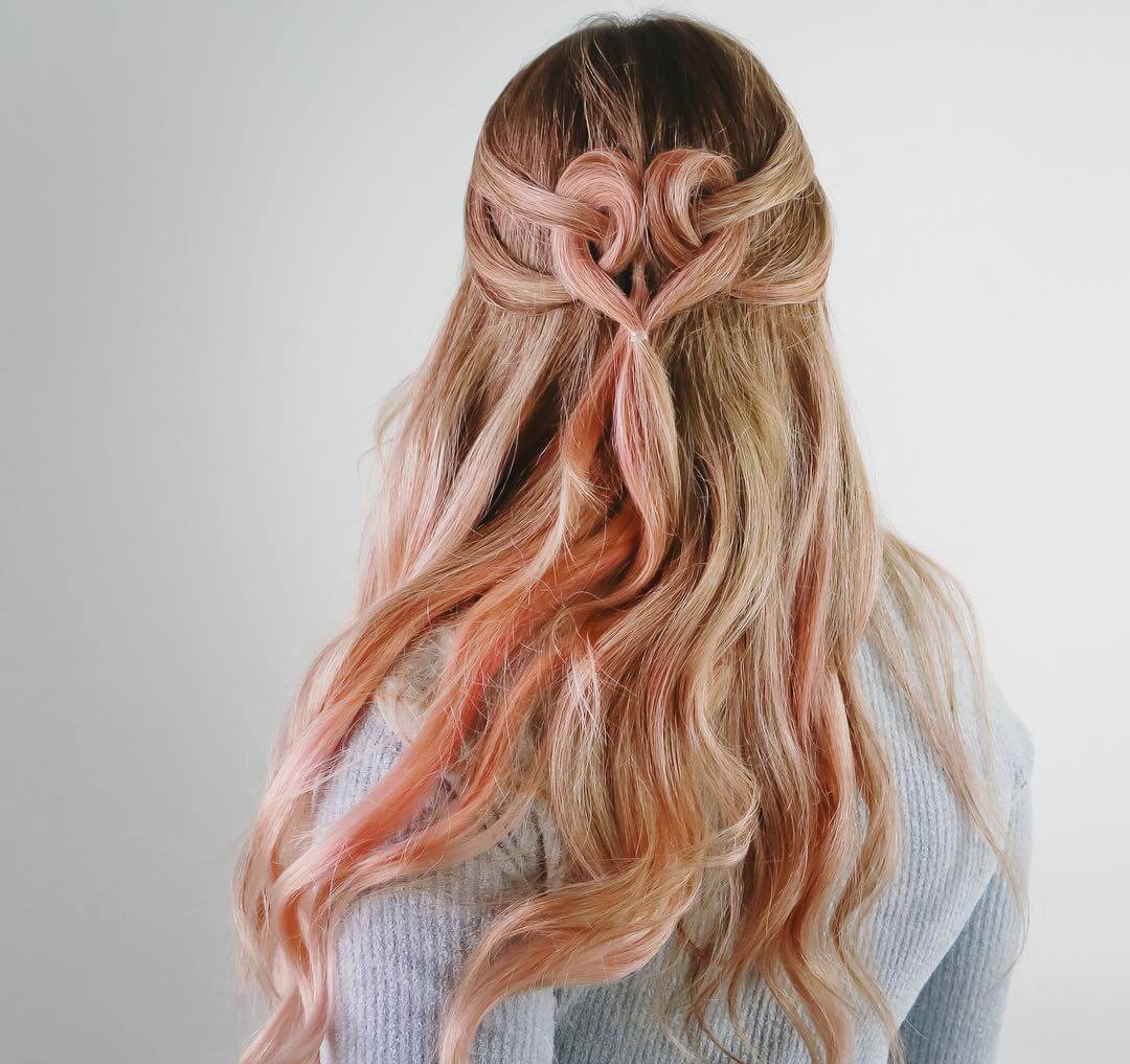 Pinterest inspired Heart Hairstyle