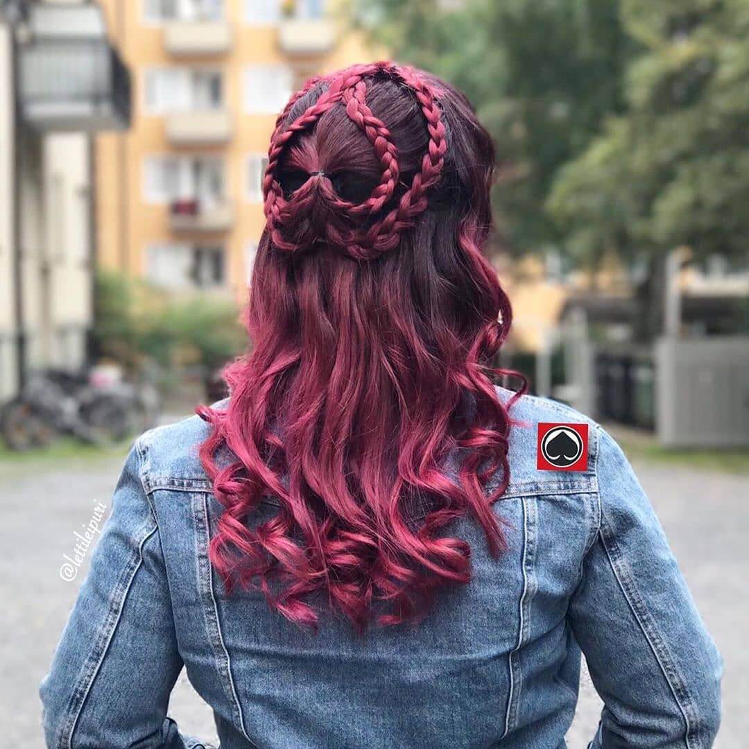 Tumblr inspired Heart Braid for Valentine's Day