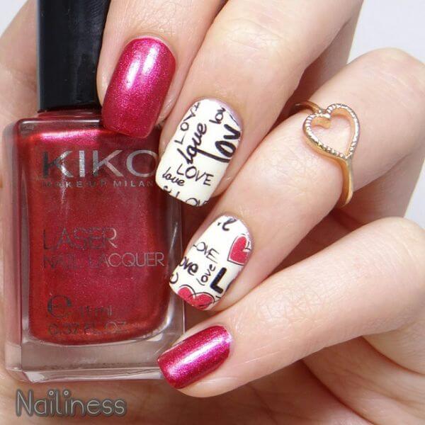Romantic Nails on Valentine's Day