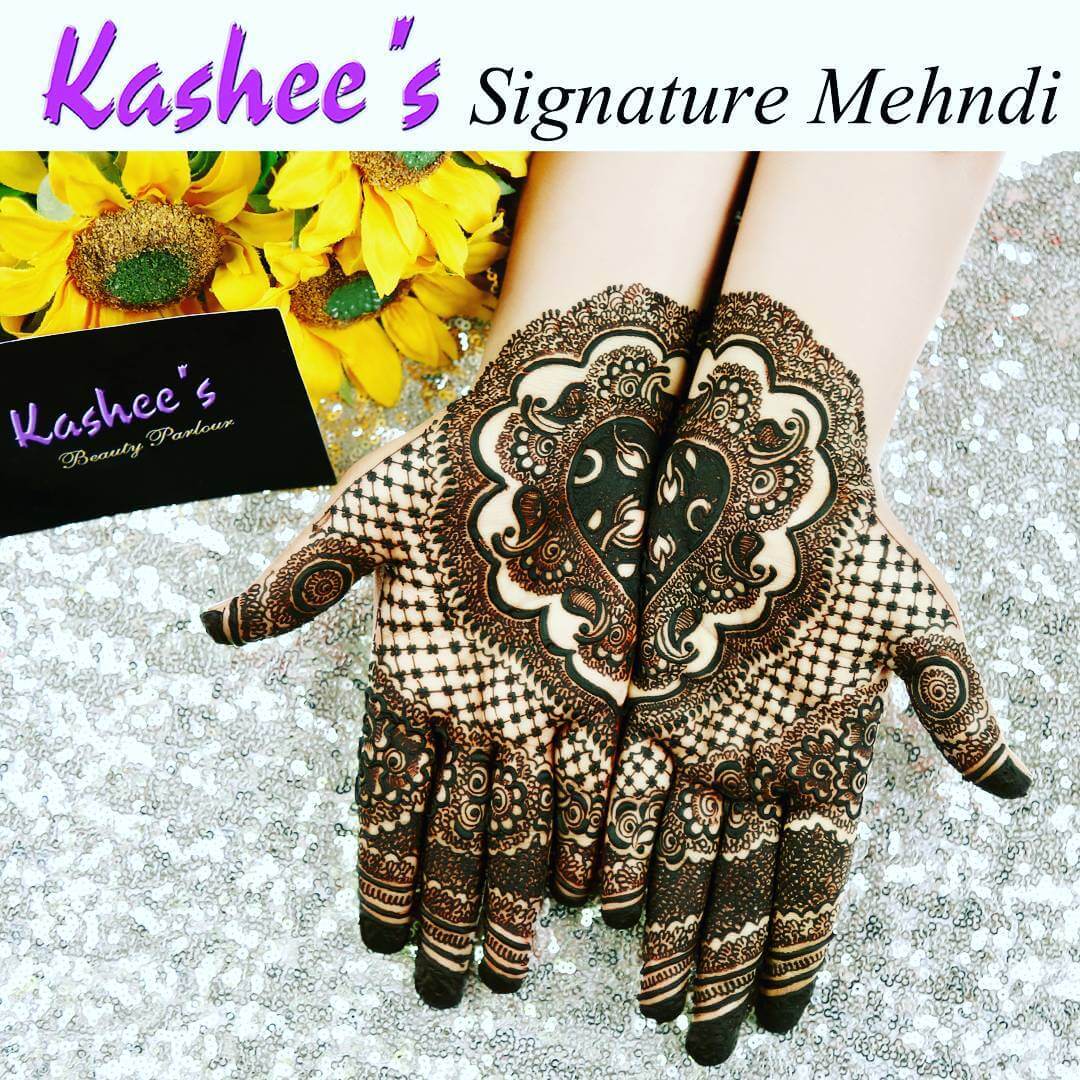 Intricate Heavily Worked Mehndi Design