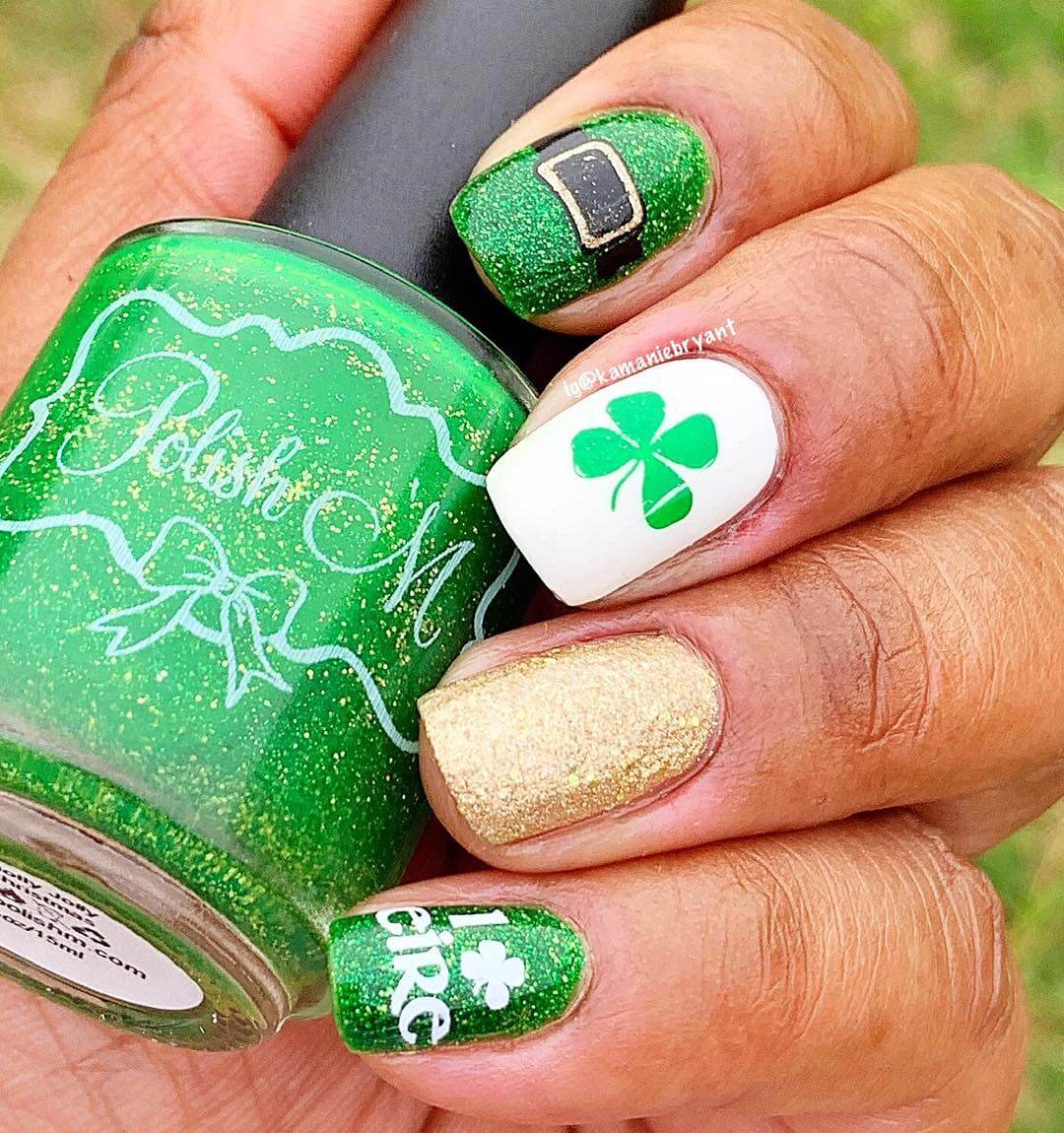 Nails for St. Paddy St. Patrick’s Day Nail Designs