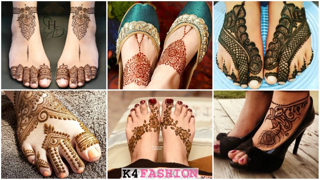 Mehndi designs for feet - Simple mehndi designs for feet - Mehndi Design